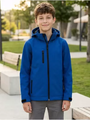 Softshelljacke für Kinder ALTISPORT NP/ALK535 KÖNIGSBLAU