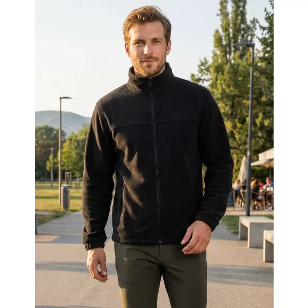  Fleece-Sweatshirt für Herren ALTISPORT NP/ALM105 SCHWARZ 