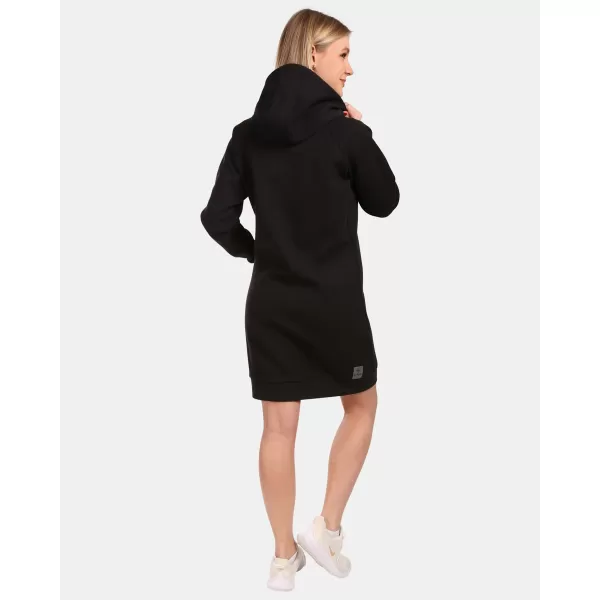  Erweitertes Damen-Sweatshirt KILPI HEYDEN-W VL0216KI SCHWARZ 