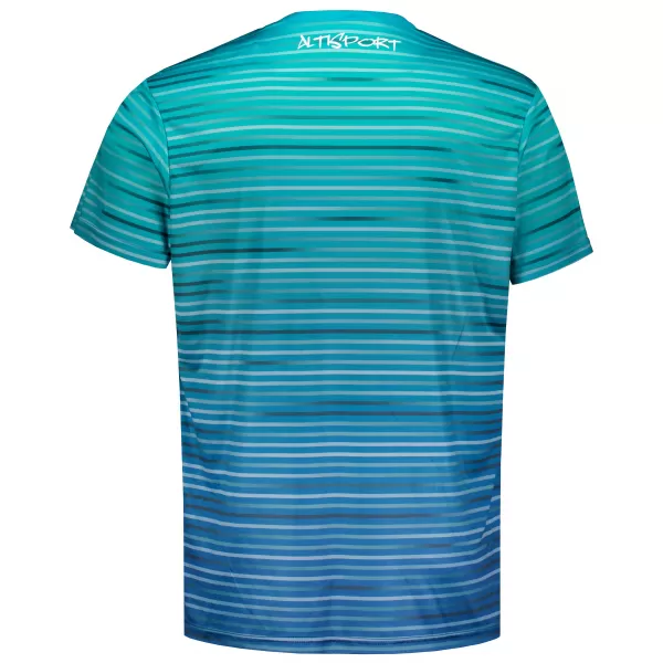  Premium-T-Shirt für Herren ALTISPORT VOJ/ALM031TR01 SMARAGD/BLAU 