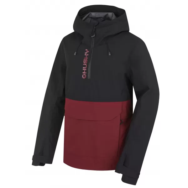  Herrenjacke HUSKY NABBI M SCHWARZ/BURGUND 