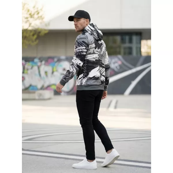  Premium-Sweatshirt für Herren ALTISPORT VOJ/ALM014MI01 SCHWARZGRAU 