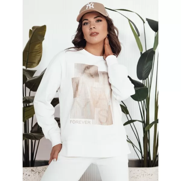  Damen Sweatshirt DSTREET FEMMES BY1281 WEIß 