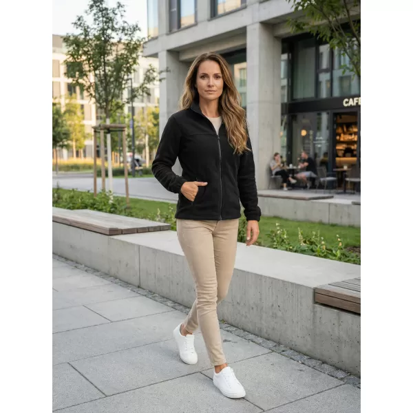  Fleece-Sweatshirt für Damen ALTISPORT NP/ALW405 SCHWARZ 