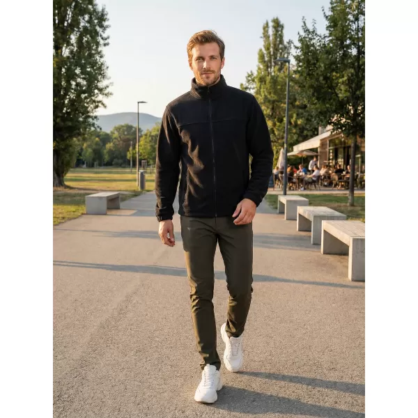  Fleece-Sweatshirt für Herren ALTISPORT NP/ALM105 SCHWARZ 
