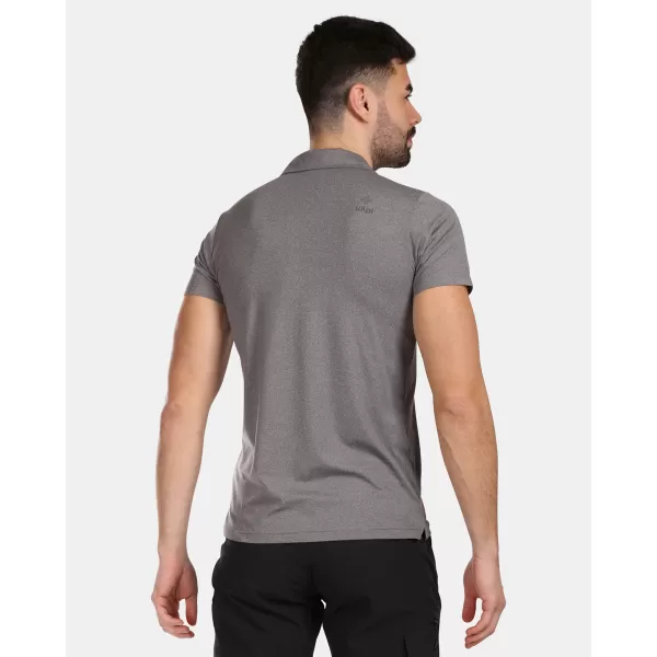  Herren-T-Shirt mit Kragen KILPI GIVRY-M VM0304KI SCHWARZ 