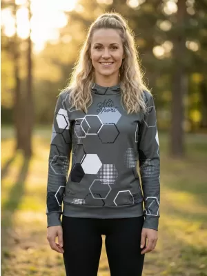 Hochwertiges Funktions-Sweatshirt für Damen ALTISPORT VOJ/ALW037MI01 GRAU
