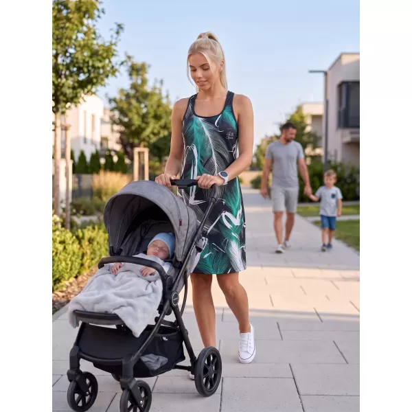  Hochwertiges Funktions-Westenkleid für Damen ALTISPORT VOJ/ALW001SAT01 SCHWARZ/TÜRKIS 