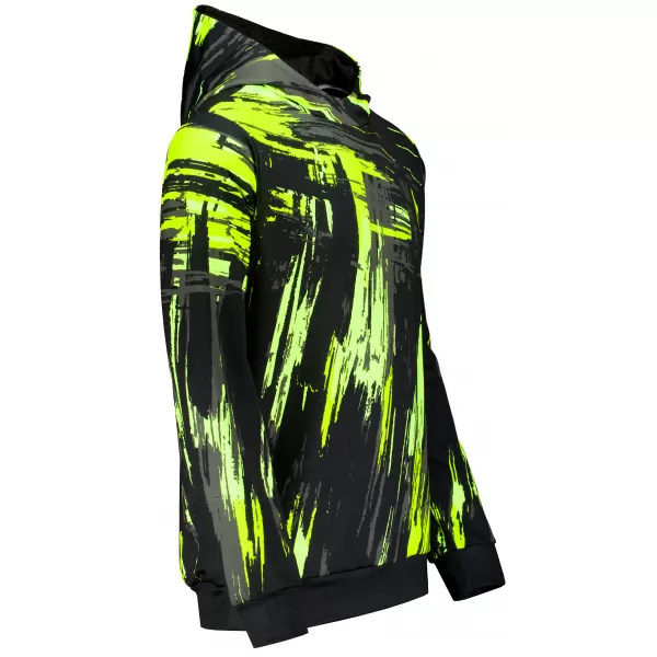  Premium-Sweatshirt für Herren ALTISPORT VOJ/ALM010MI01 SCHWARZ UND GELB 