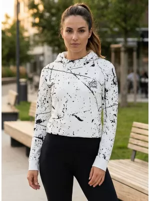 Hochwertiges Funktions-Sweatshirt für Damen ALTISPORT VOJ/ALW034MI01 WEIß