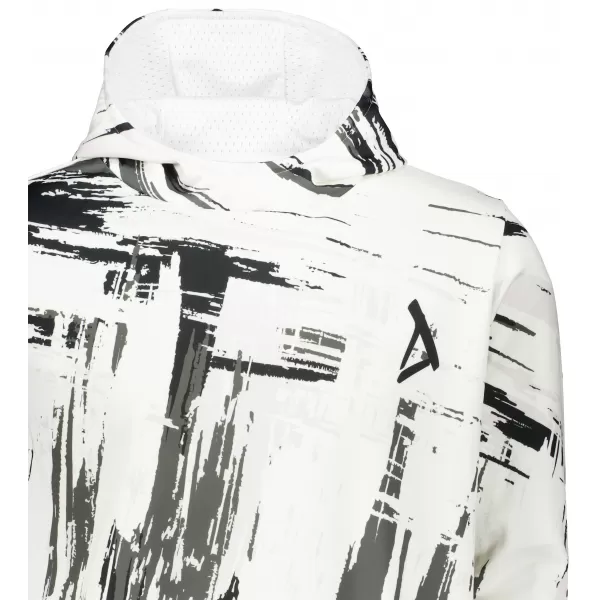  Premium-Sweatshirt für Herren ALTISPORT VOJ/ALM010MI01 SCHWARZ UND WEIß 