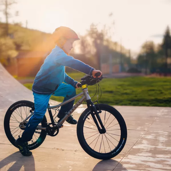  Fleece-Sweatshirt für Kinder WAMU MOZAIKA BLAU 