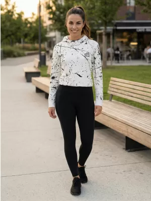 Hochwertiges Funktions-Sweatshirt für Damen ALTISPORT VOJ/ALW034MI01 WEIß