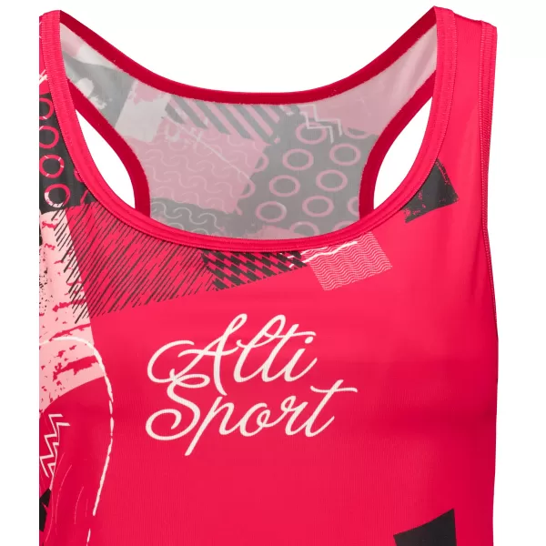  Hochwertiges Funktions-Tanktop für Damen ALTISPORT VOJ/ALW009TIL01 ROT 