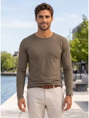Herren-T-Shirt ALTISPORT NP/ALM911 ARMEEN