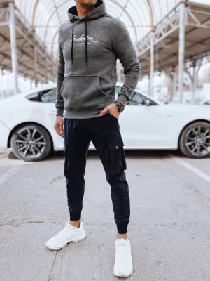Herren -Sweatshirt DSTREET BX5705 DUNKELGRAU