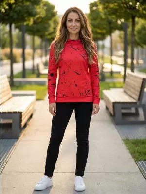 Hochwertiges Funktions-Sweatshirt für Damen ALTISPORT VOJ/ALW034MI01 ROT