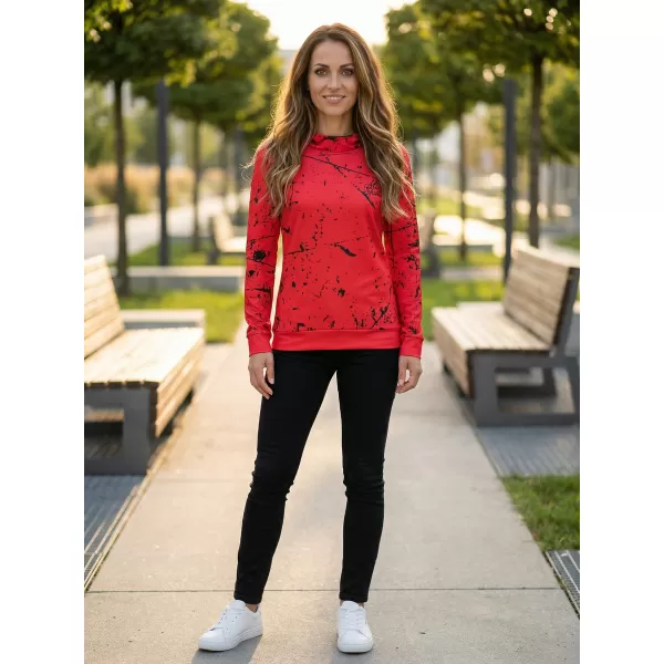  Hochwertiges Funktions-Sweatshirt für Damen ALTISPORT VOJ/ALW034MI01 ROT 