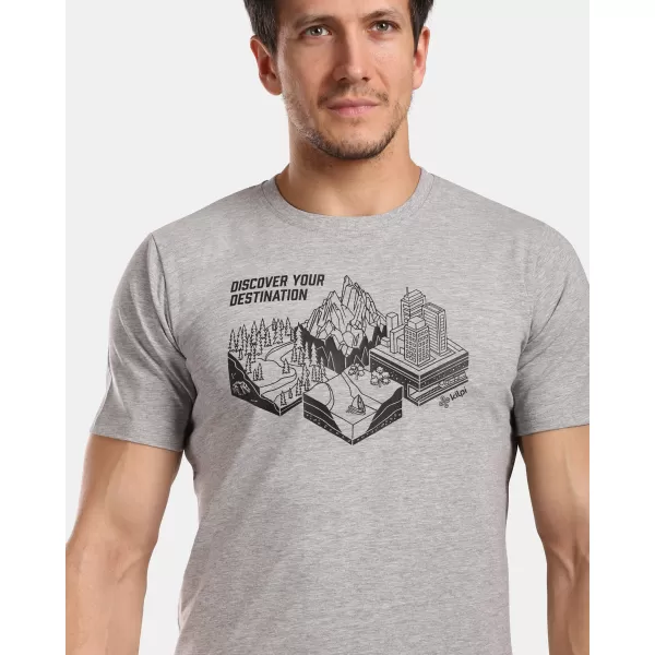  Funktions-T-Shirt für Herren KILPI GAROVE-M VM0306KI HELLGRAU 