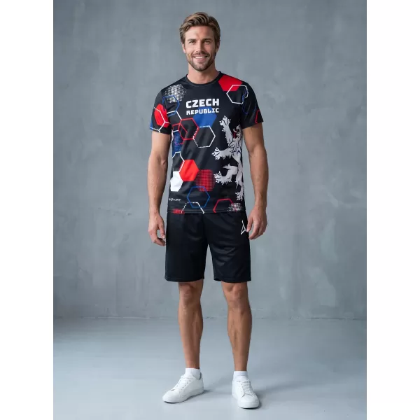  Hochwertiges Funktions-T-Shirt für Herren ALTISPORT x CZE VOJ/ALM036TR01 HEXA-GESICHT 