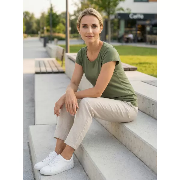  Damen-T-Shirt ALTISPORT NP/ALW021 KHAKI 