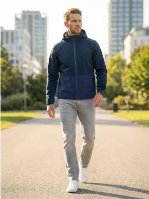 Herrenjacke ALTISPORT NoPrint NP/ALM835 NAVY BLAU