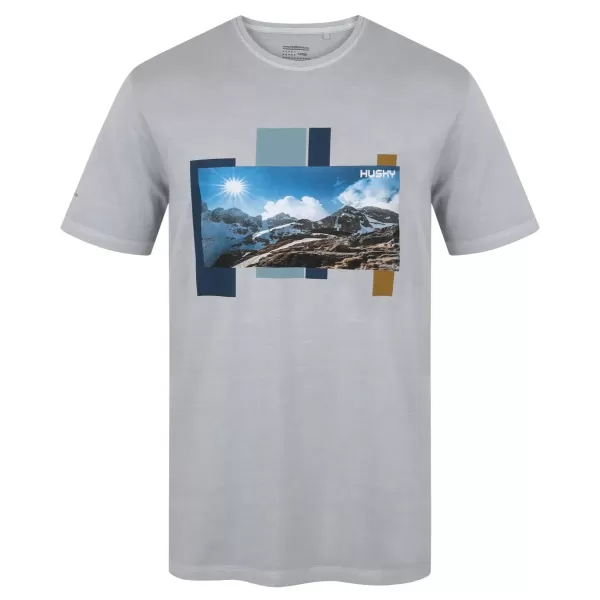 Hemd HUSKY TEE SKYLINE M HELLGRAU 