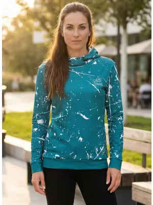 Hochwertiges Funktions-Sweatshirt für Damen ALTISPORT VOJ/ALW034MI01 SMARAGD