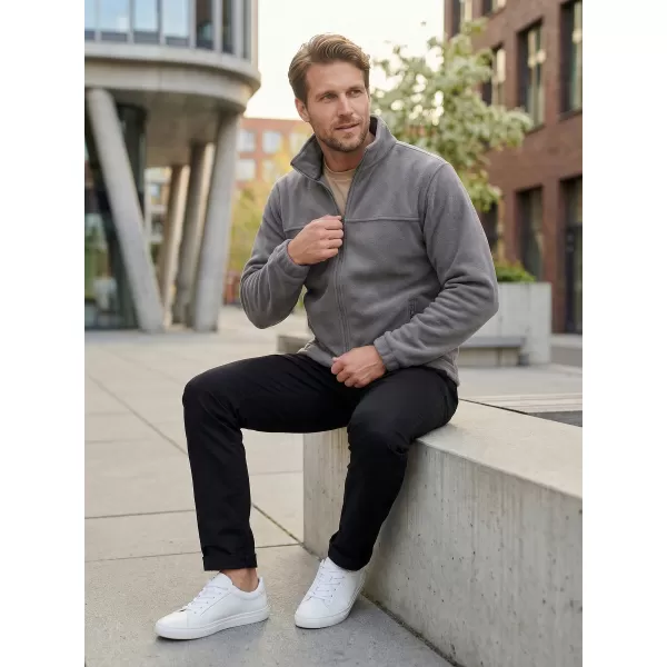  Fleece-Sweatshirt für Herren ALTISPORT NP/ALM105 STAHLGRAU 
