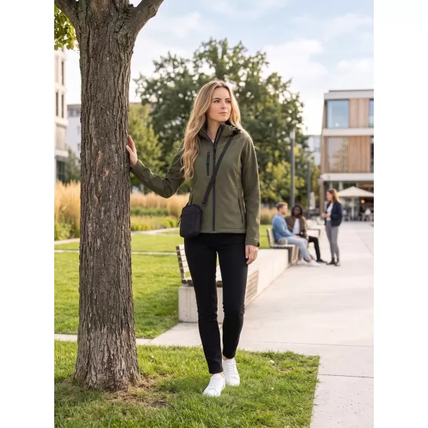  Softshelljacke für Damen ALTISPORT NP/ALW125 MILITÄR 
