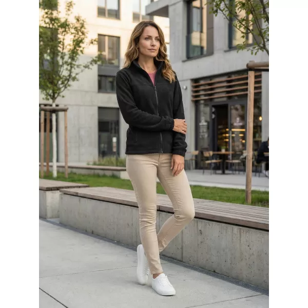  Fleece-Sweatshirt für Damen ALTISPORT NP/ALW405 EBENHOLZGRAU 