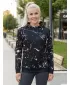 Hochwertiges Funktions-Sweatshirt für Damen ALTISPORT VOJ/ALW034MI01 SCHWARZ
