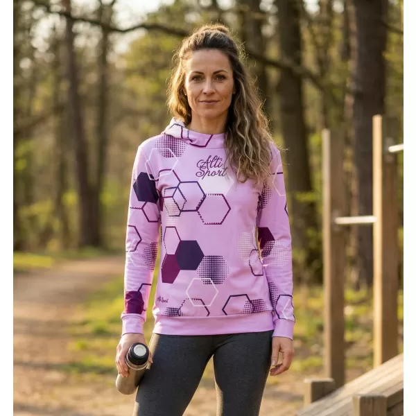  Hochwertiges Funktions-Sweatshirt für Damen ALTISPORT VOJ/ALW037MI01 LILA 