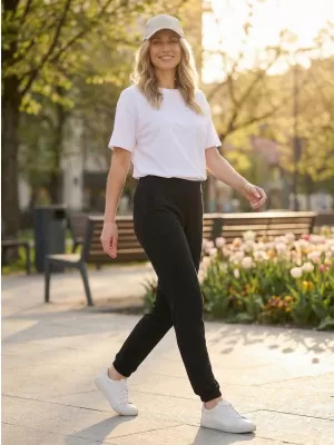 Damen-Jogginghose ALTISPORT NP/ALW306 SCHWARZ