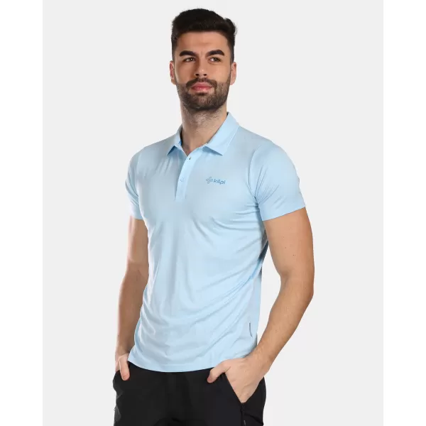 Herren-T-Shirt mit Kragen KILPI OLIVA-M VM0326KI HELLBLAU 