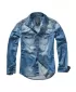 Hemd BRANDIT RILEY DENIM BD4020 BLAU GEWASCHEN