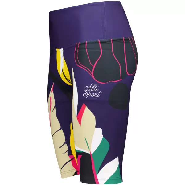  Hochwertige Damen-Funktionsleggings oberhalb des Knies ALTISPORT VOJ/ALW042LEG02 DUNKELBLAU 
