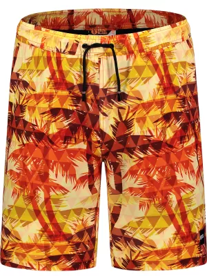 Badeshorts für Herren NORDBLANC ATLANTIC NBSPM8020 BRAUN/GRAU