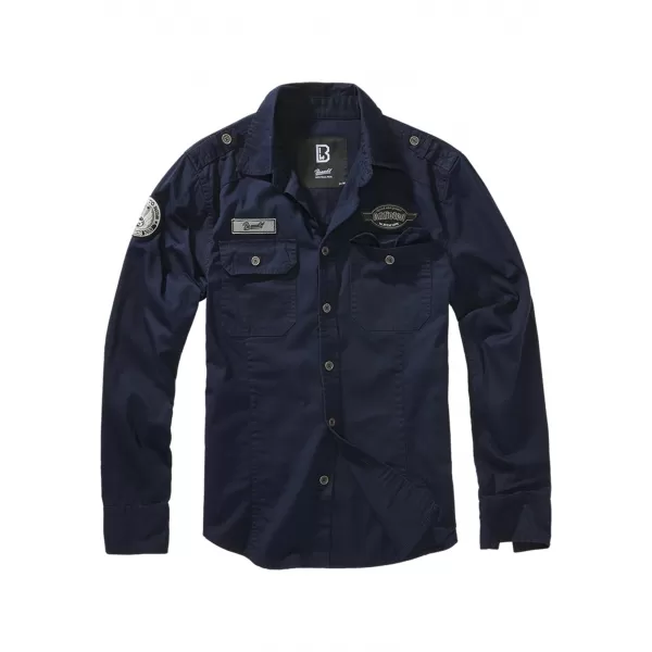  Hemd BRANDIT LUIS VINTAGE BD4023 MARINE 