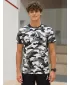 Funktionelles Premium-T-Shirt für Herren ALTISPORT VOJ/ALM038TR01 SCHWARZ UND WEIß
