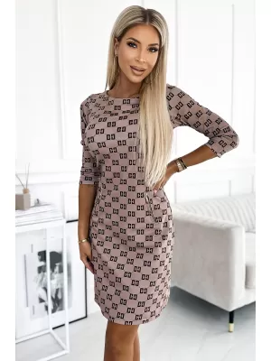 Kleid NUMOCO MARY 420-3 BEIGE