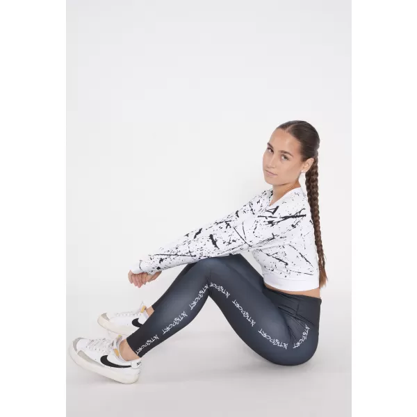  Hochwertiges Funktions-Crop-Top mit langen Ärmeln für Damen ALTISPORT VOJ/ALW034TR04 WEIß 