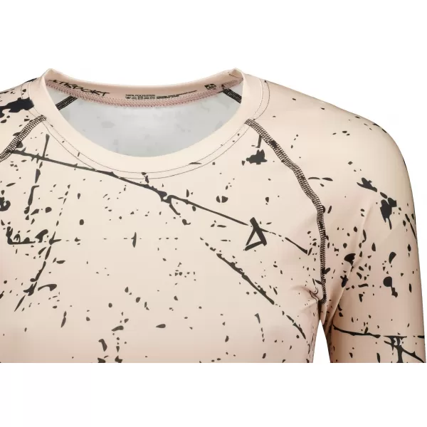  Hochwertiges Funktions-Crop-Top mit langen Ärmeln für Damen ALTISPORT VOJ/ALW034TR04 BRAUN 