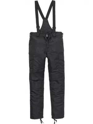 Hose BRANDIT THERMAL DUNGAREES BD1012 SCHWARZ