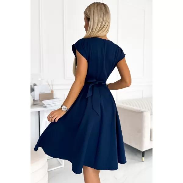  Kleid NUMOCO SCARLETT 348-6 BLAU 