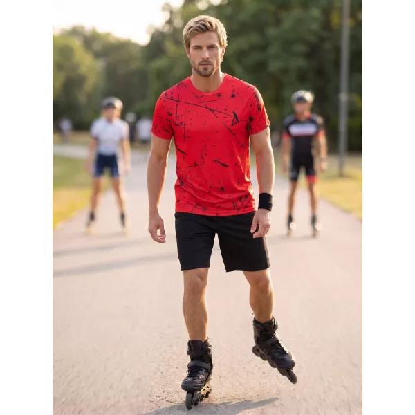  Funktionelles Premium-T-Shirt für Herren ALTISPORT VOJ/ALM034TR01 ROT 