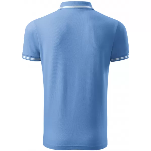 Herren-T-Shirt mit Kragen ALTISPORT NoPrint NP/ALM912 HIMMELBLAU 
