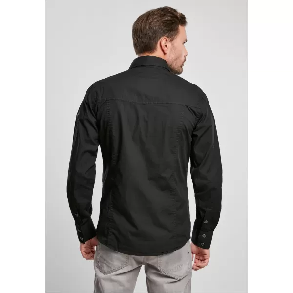  Hemd BRANDIT SLIM WORKER BD4005 SCHWARZ 