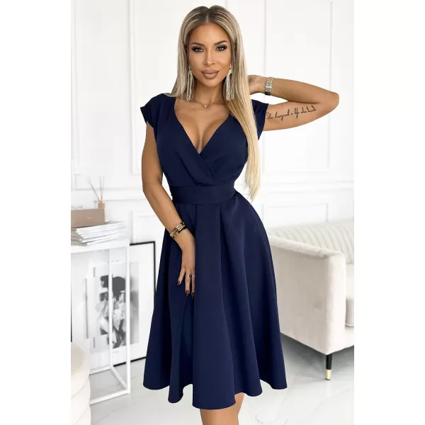  Kleid NUMOCO SCARLETT 348-6 BLAU 