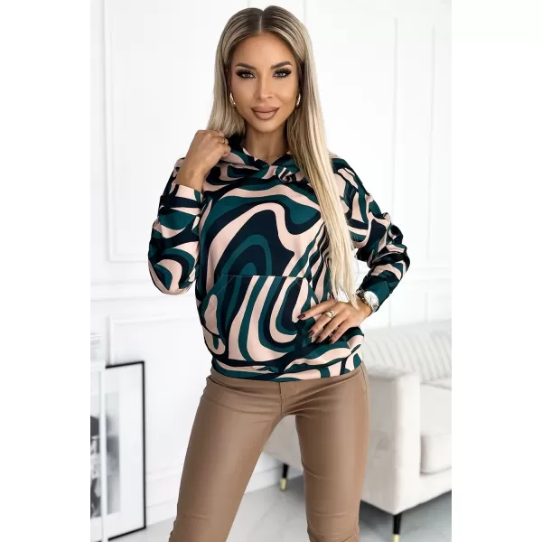  Damen Sweatshirt NUMOCO 390-5 GRÜN 